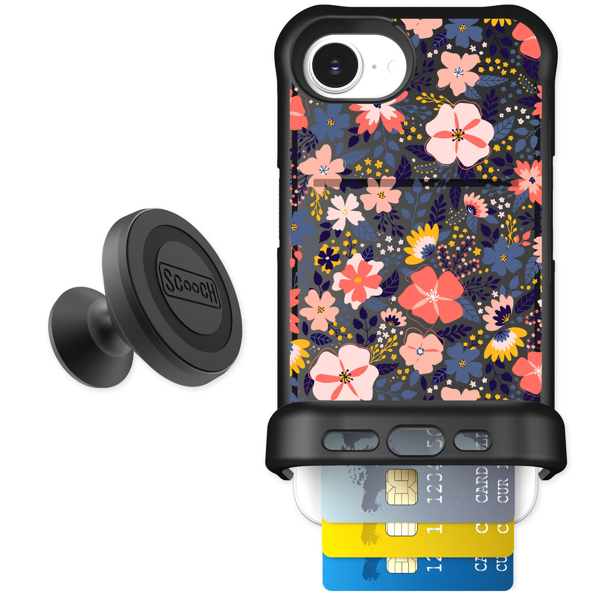 Scooch Wingmate Wildflowers for iPhone 17e — Starter Bundle