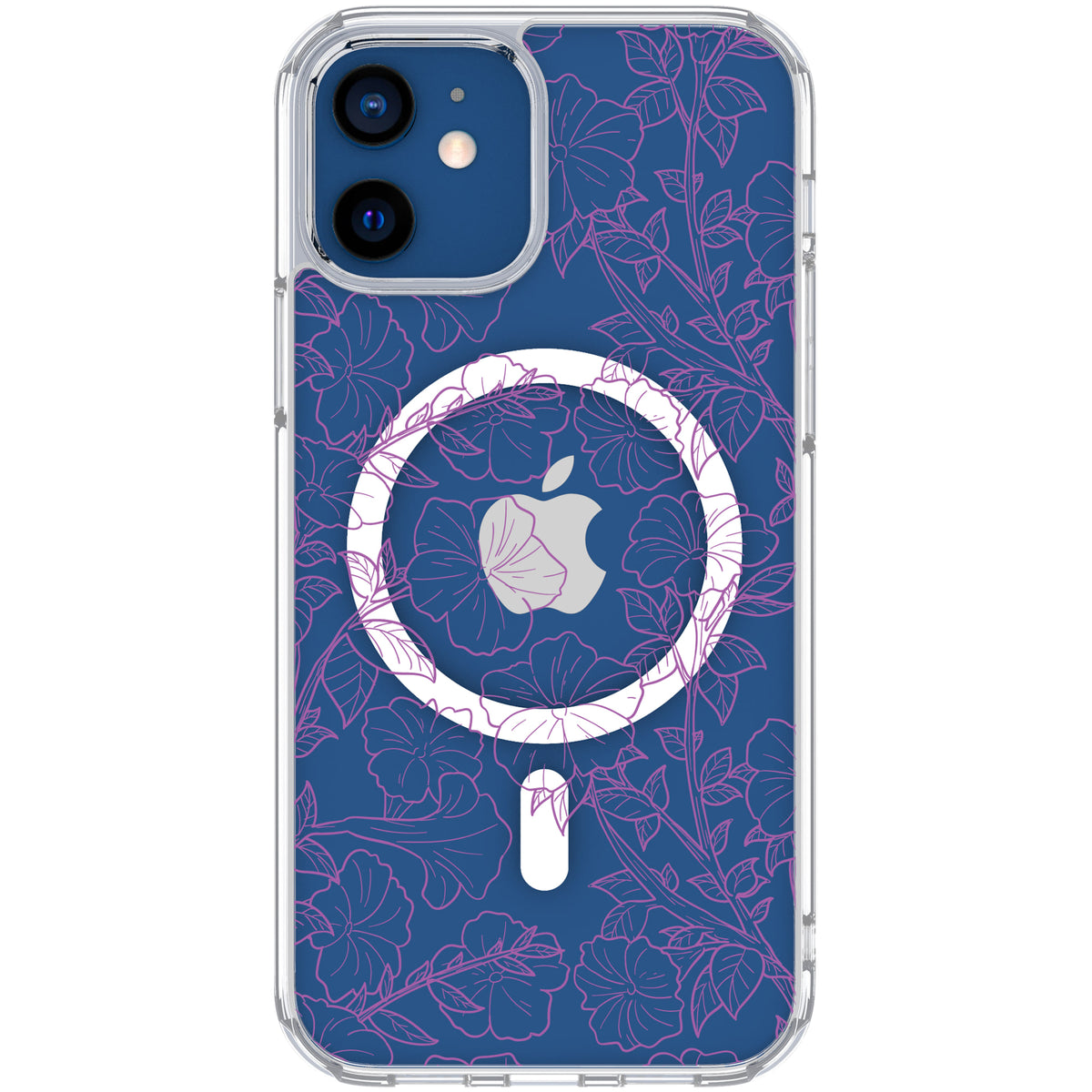 Scooch MagCase Purple Petunias for iPhone 12 Pro and iPhone 12 case
