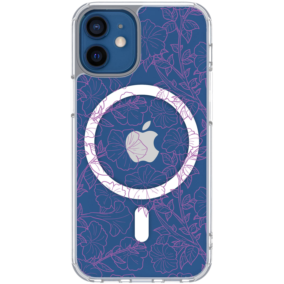 Scooch MagCase Purple Petunias for iPhone 12 mini case