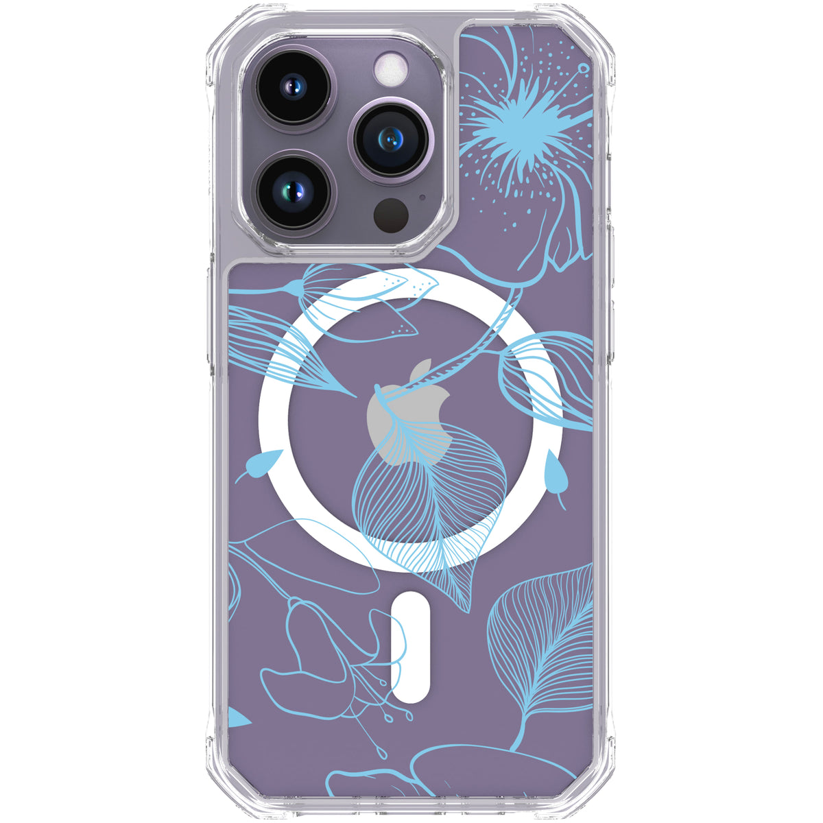 Scooch MagCase Blue Hibiscus for iPhone 14 Pro case