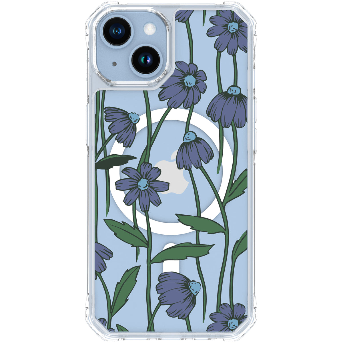 Scooch MagCase Violet Daisy for iPhone 14 case