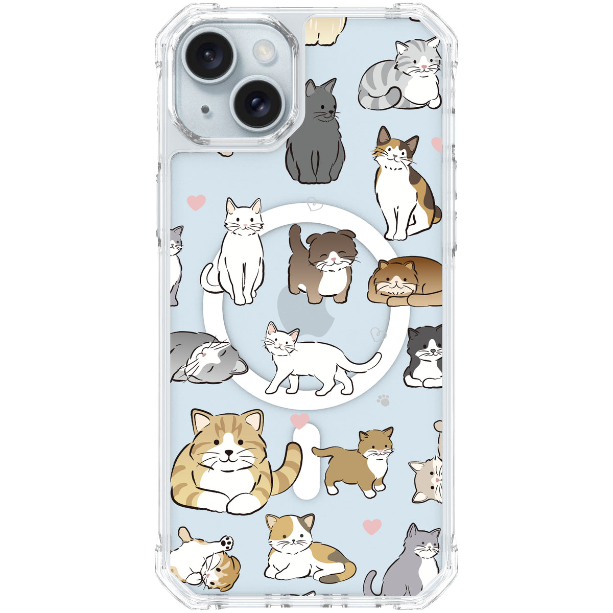 Scooch MagCase Cat Party for iPhone 15 Plus and iPhone 14 Plus case