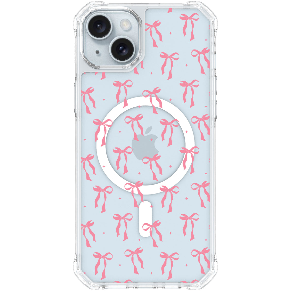 Scooch MagCase Pink Bows for iPhone 15 Plus and iPhone 14 Plus case