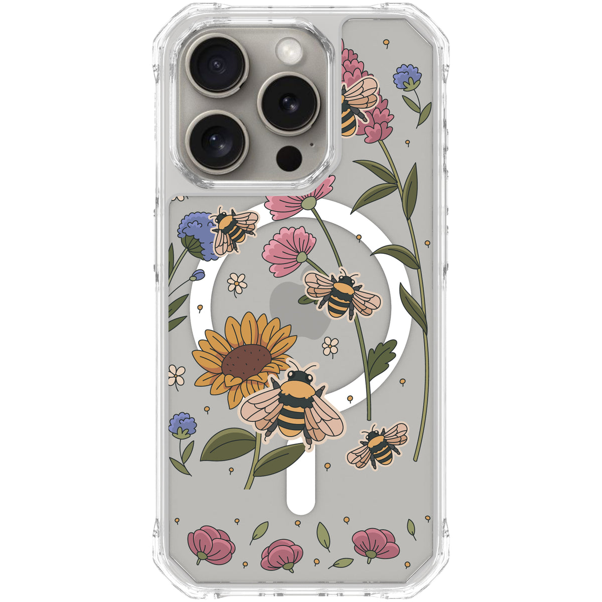 Scooch MagCase Bee Happy for iPhone 15 Pro case