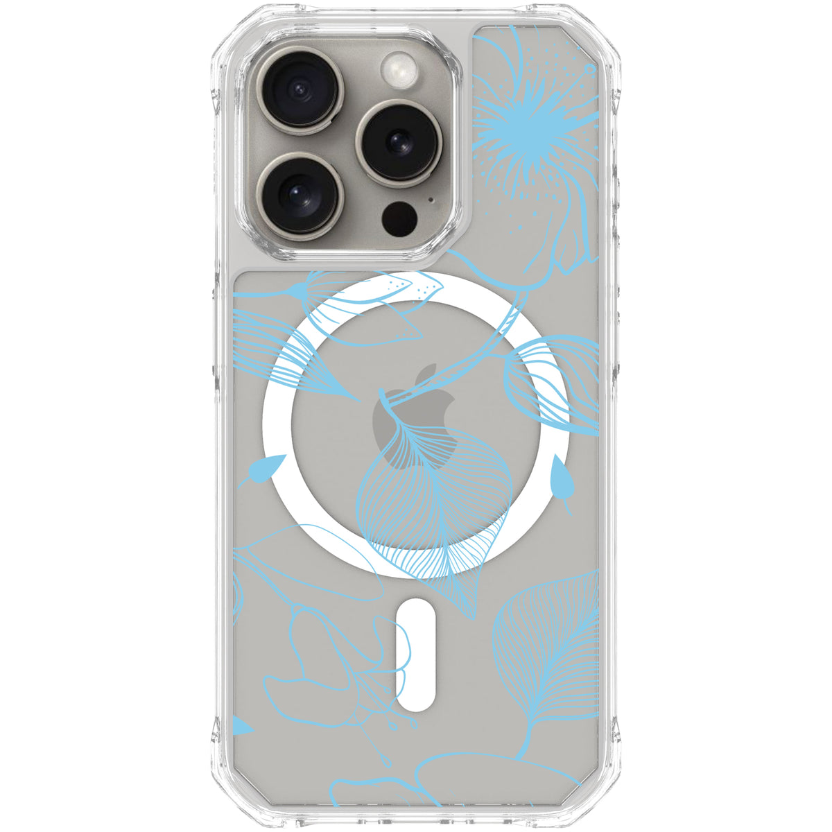 Scooch MagCase Blue Hibiscus for iPhone 15 Pro case
