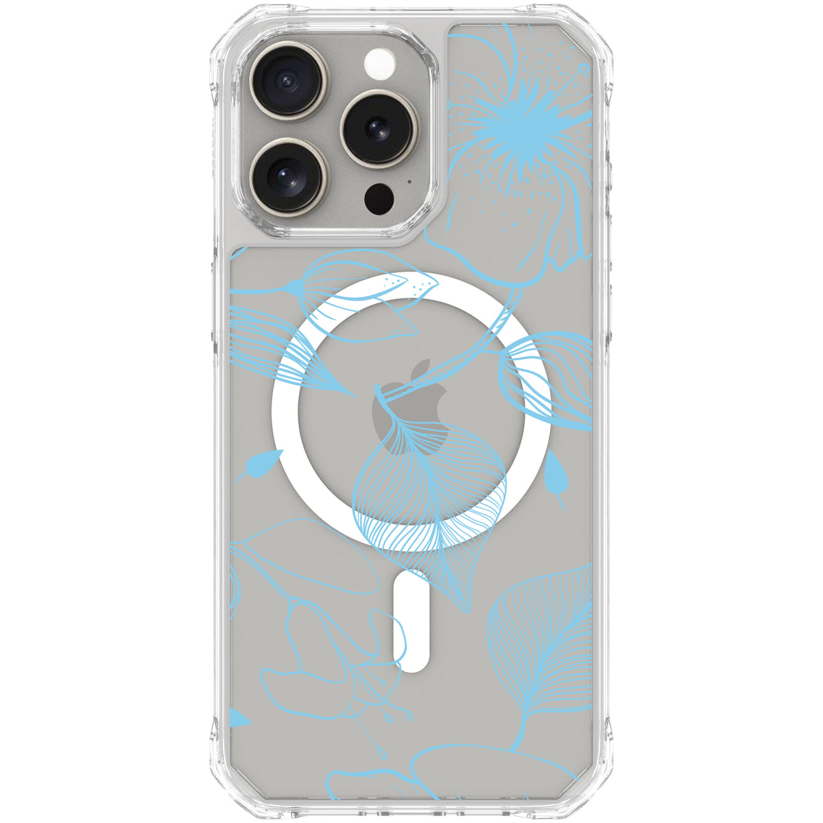 Scooch MagCase Blue Hibiscus for iPhone 15 Pro Max case