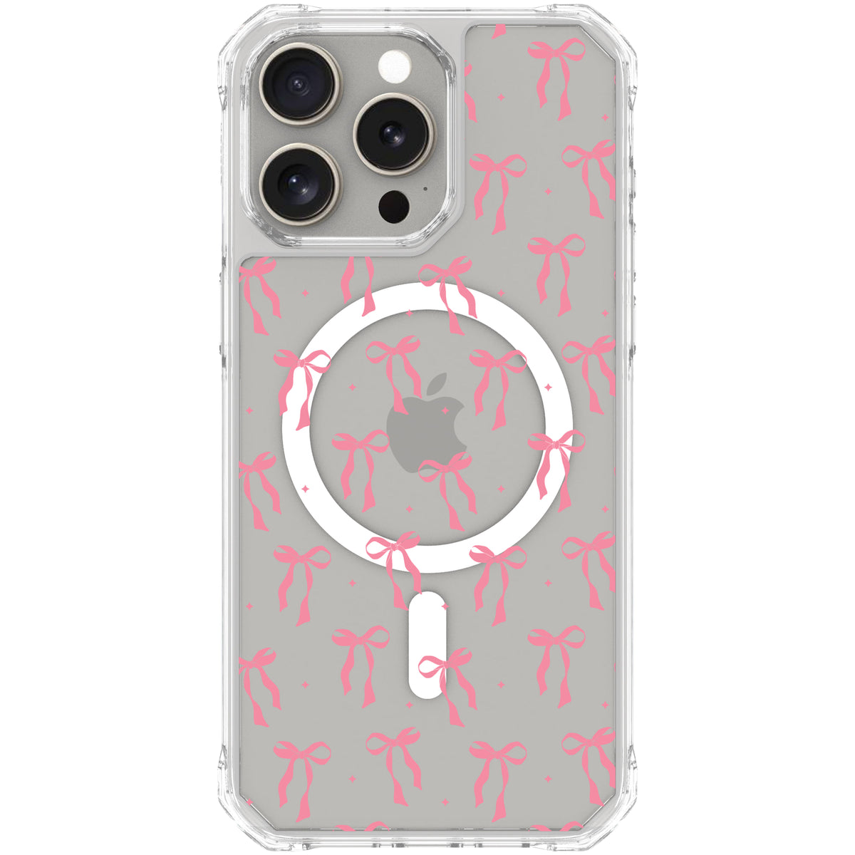 Scooch MagCase Pink Bows for iPhone 15 Pro Max case