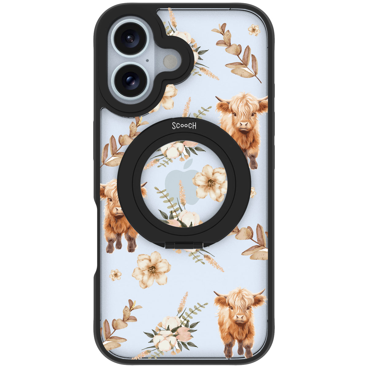 Scooch HaloCase Baby Cow for iPhone 16 case