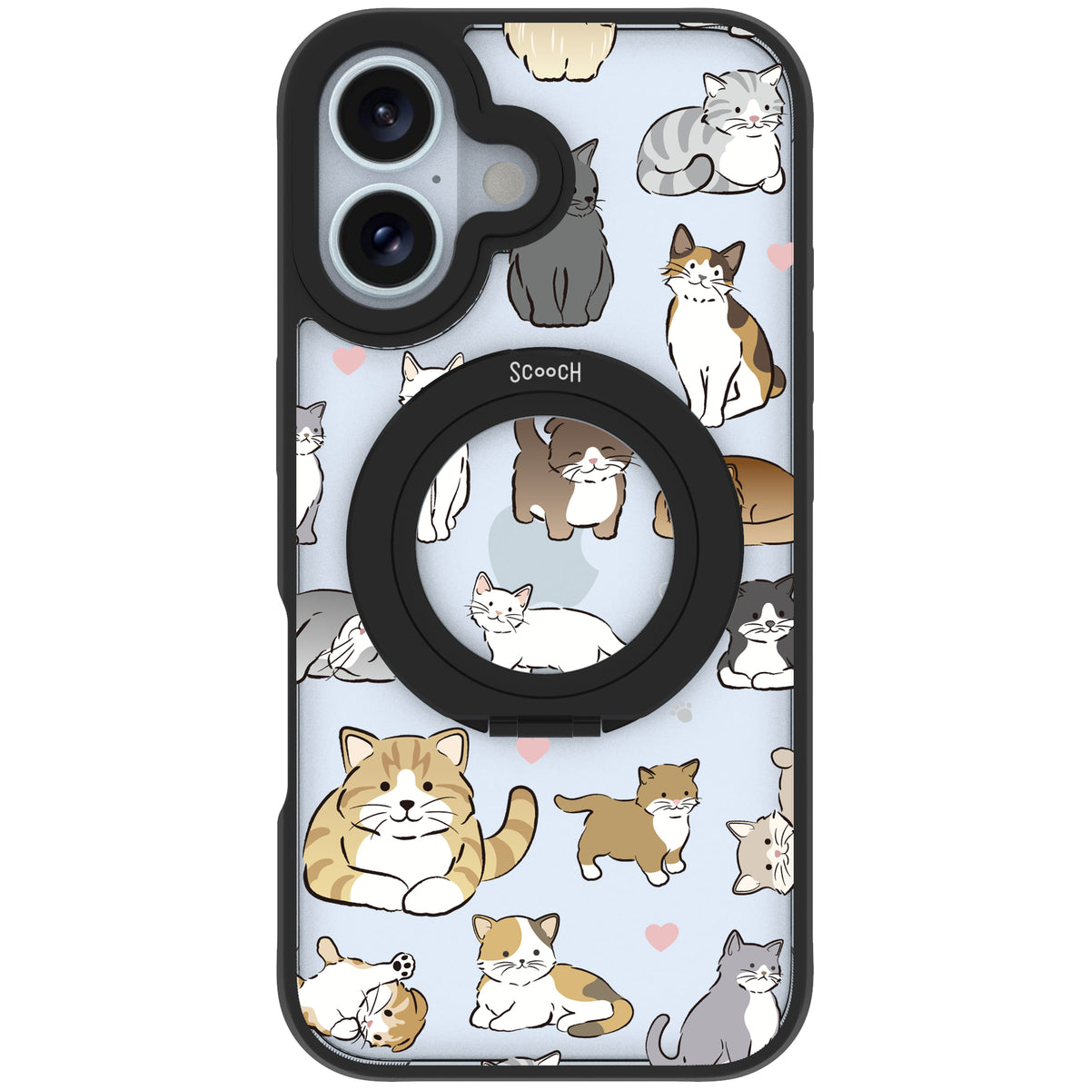 Scooch HaloCase Cat Party for iPhone 16 case