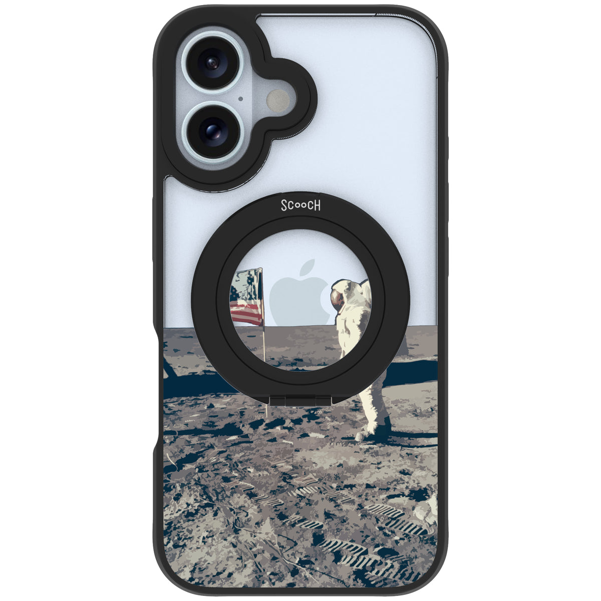Scooch HaloCase Lunar Landing for iPhone 16 case