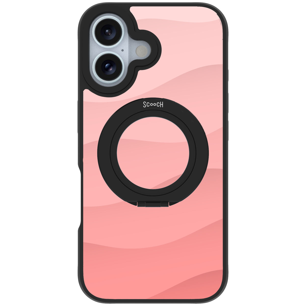 Scooch HaloCase Pink Waves for iPhone 16 case