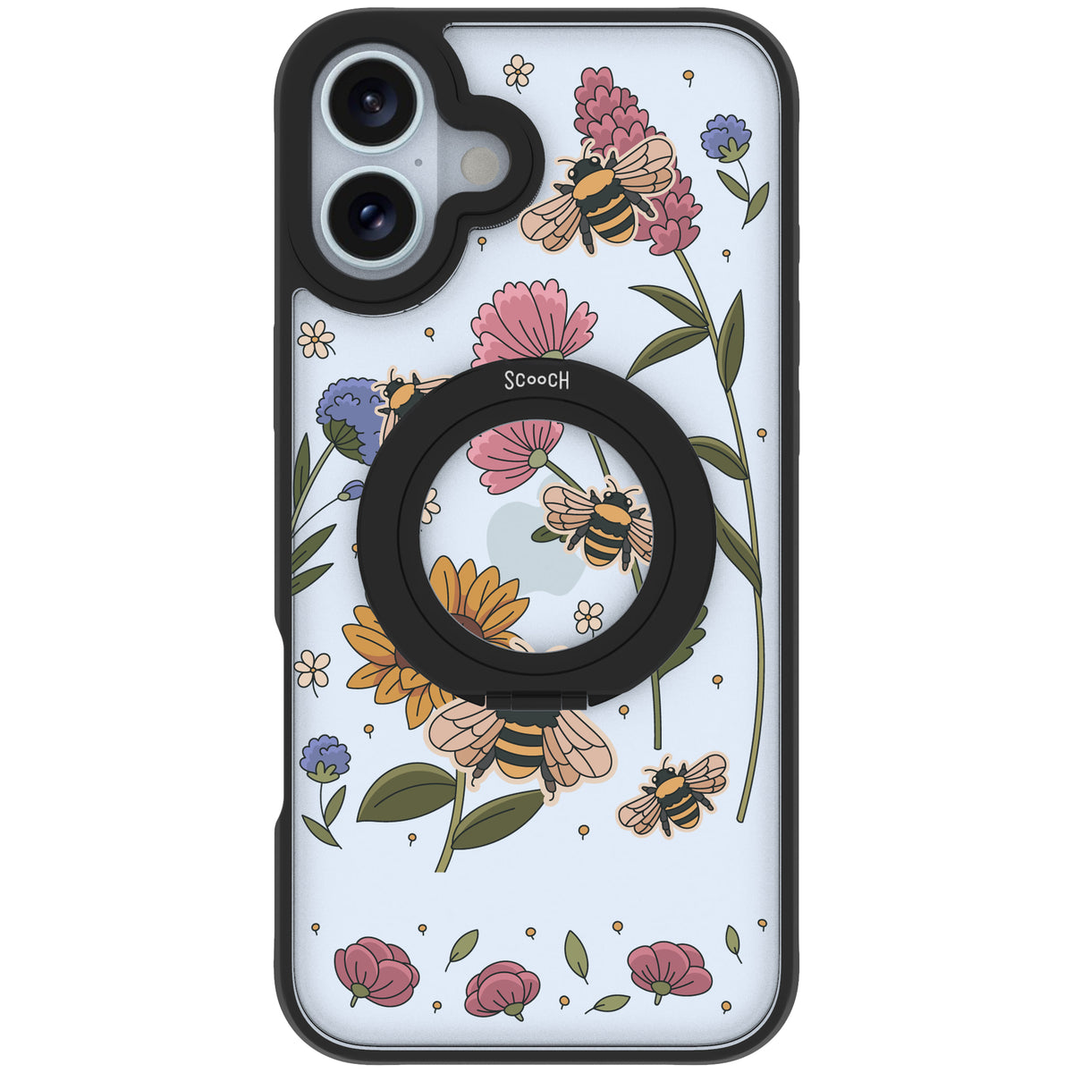 Scooch HaloCase Bee Happy for iPhone 16 Plus case