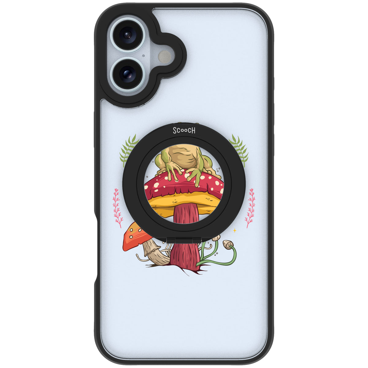 Scooch HaloCase Toadstool Frog for iPhone 16 Plus case