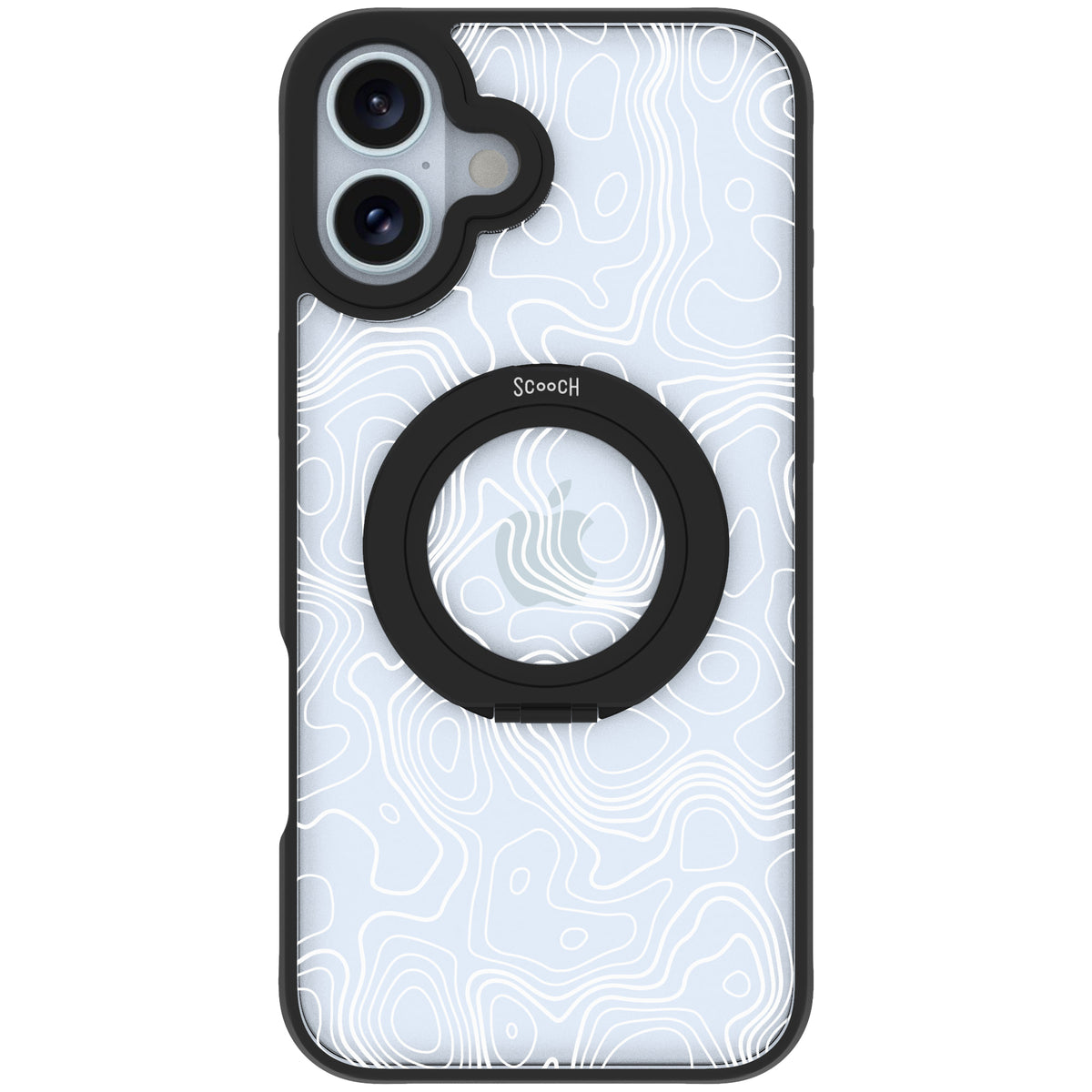 Scooch HaloCase Topography for iPhone 16 Plus case