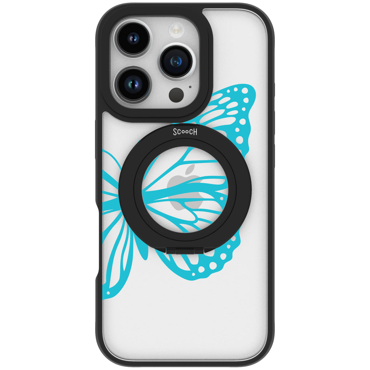 Scooch HaloCase Azure Butterfly for iPhone 16 Pro case