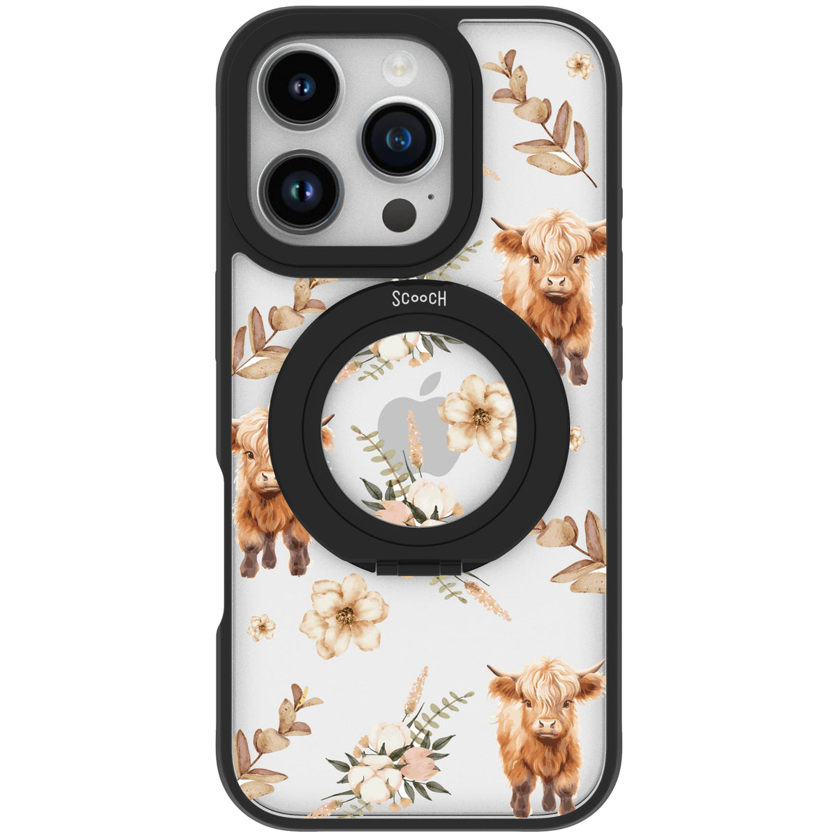 Scooch HaloCase Baby Cow for iPhone 16 Pro case