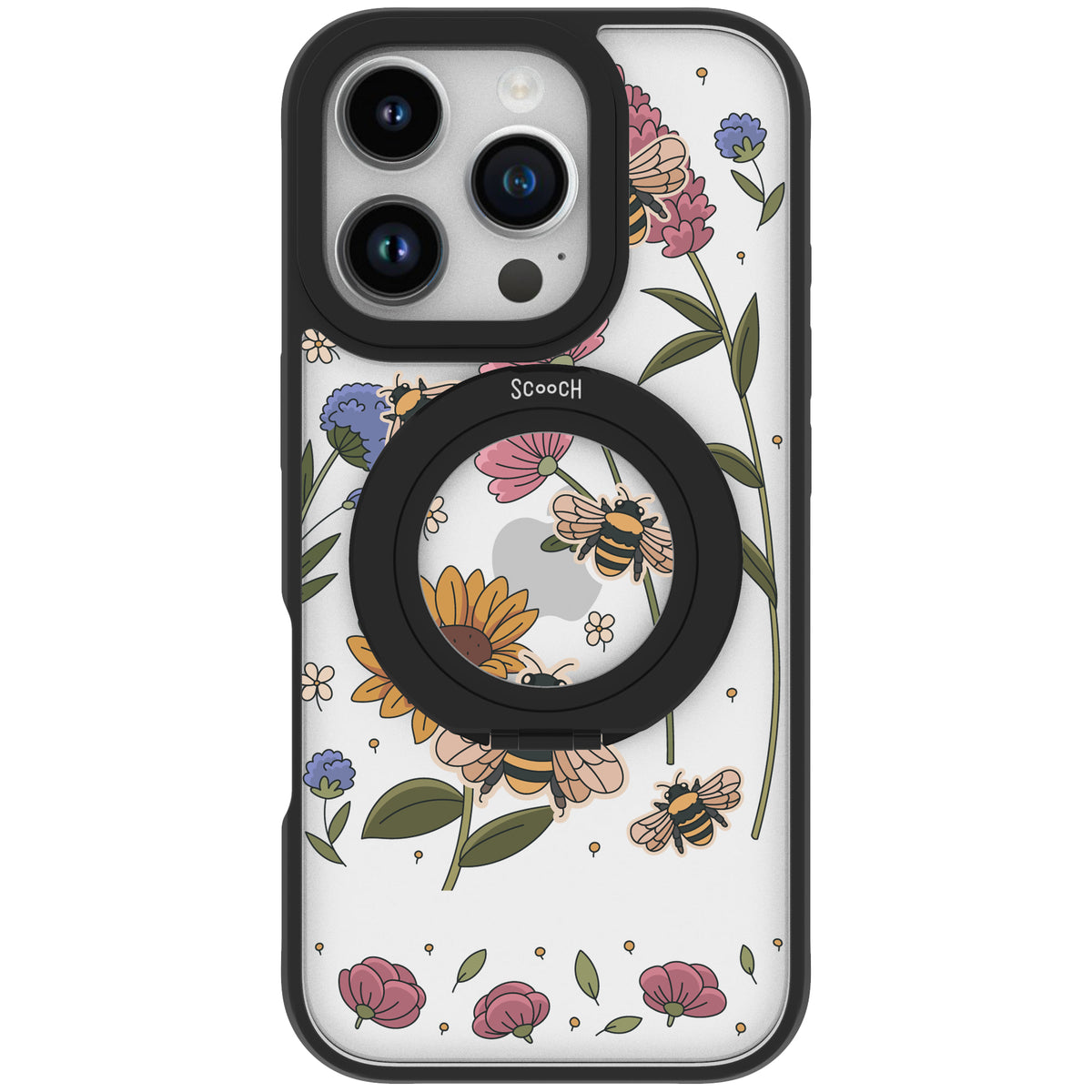 Scooch HaloCase Bee Happy for iPhone 16 Pro case