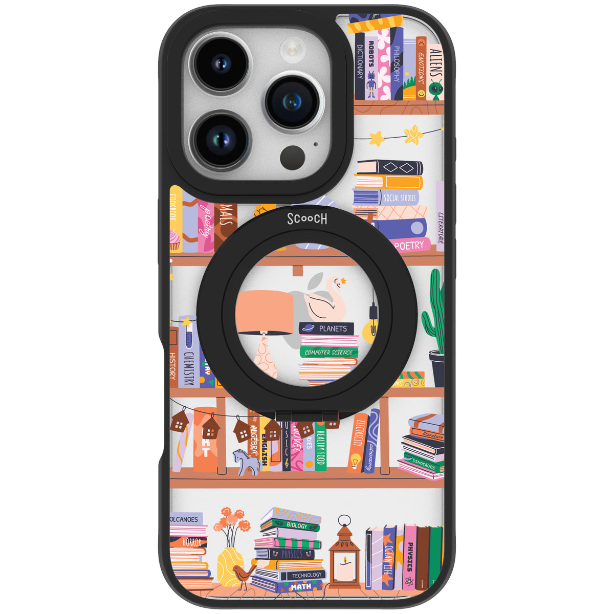 Scooch HaloCase Little Library for iPhone 16 Pro case