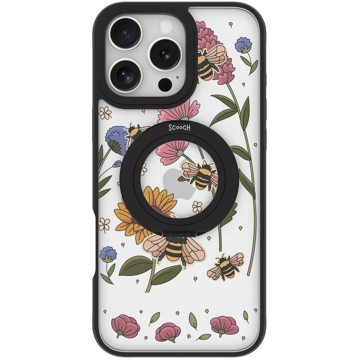 Scooch HaloCase Bee Happy for iPhone 16 Pro Max case