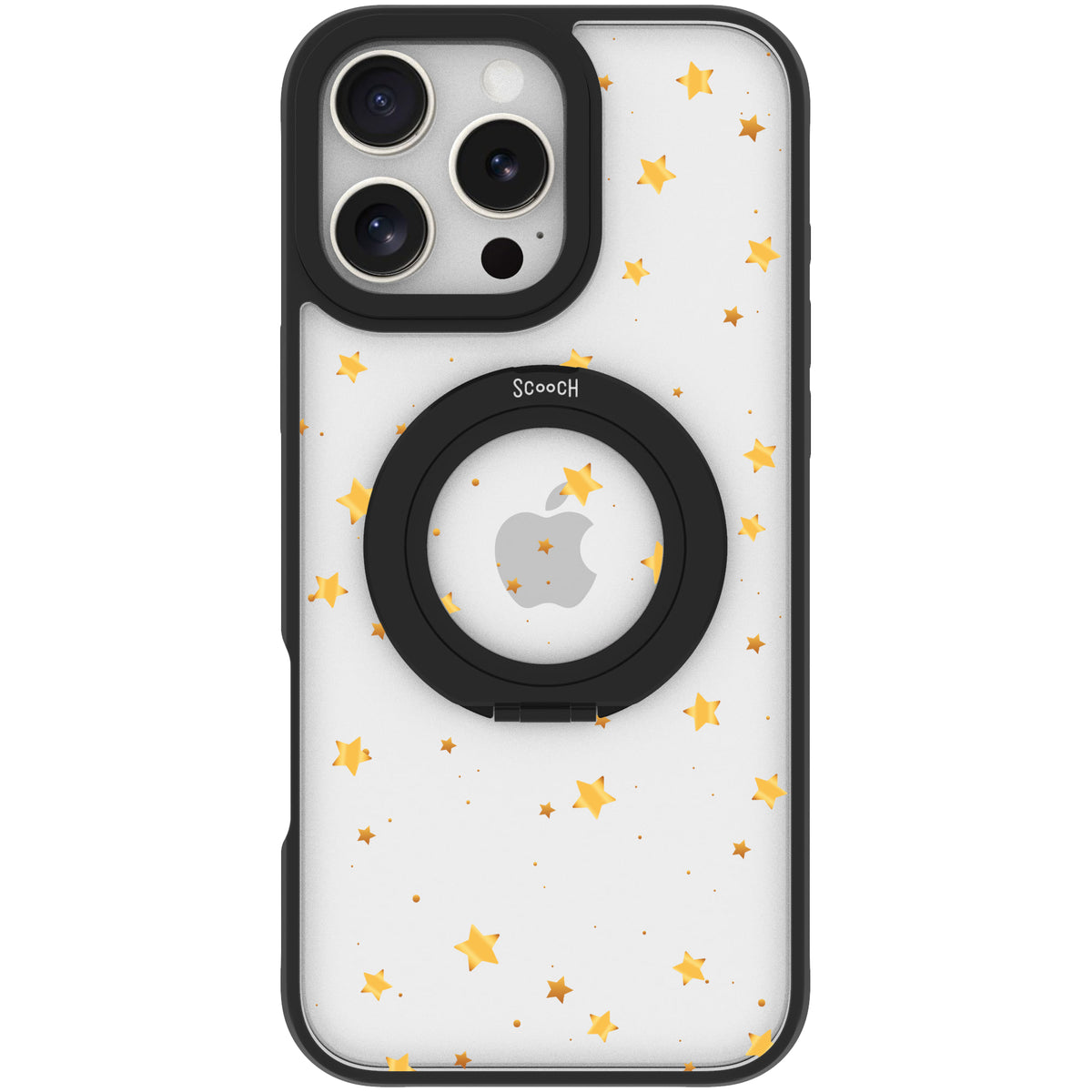 Scooch HaloCase Gold Stars for iPhone 16 Pro Max case
