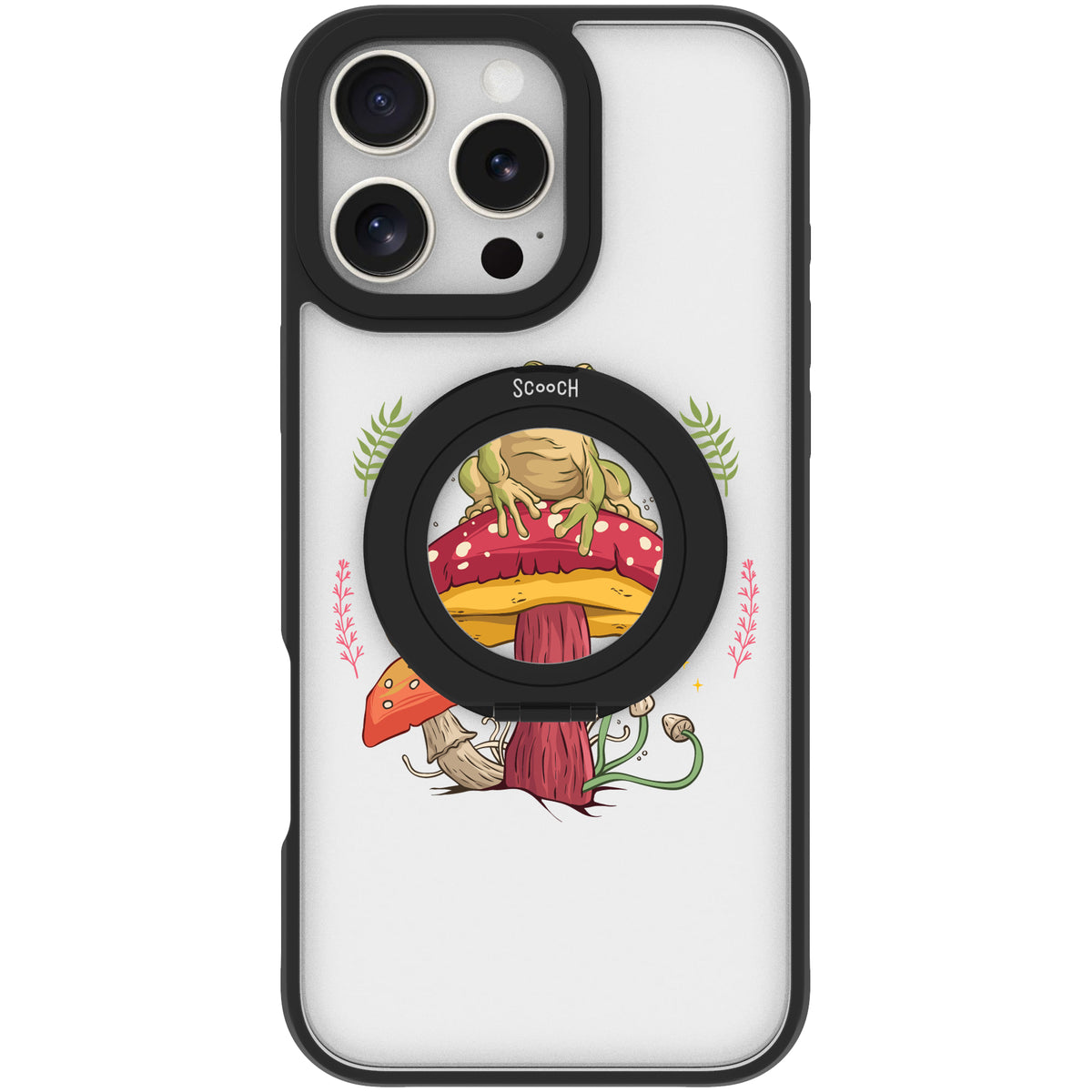 Scooch HaloCase Toadstool Frog for iPhone 16 Pro Max case