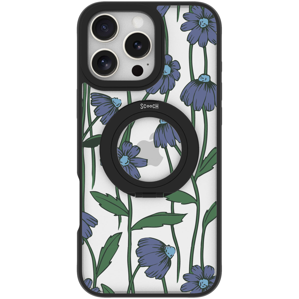 Scooch HaloCase Violet Daisy for iPhone 16 Pro Max case