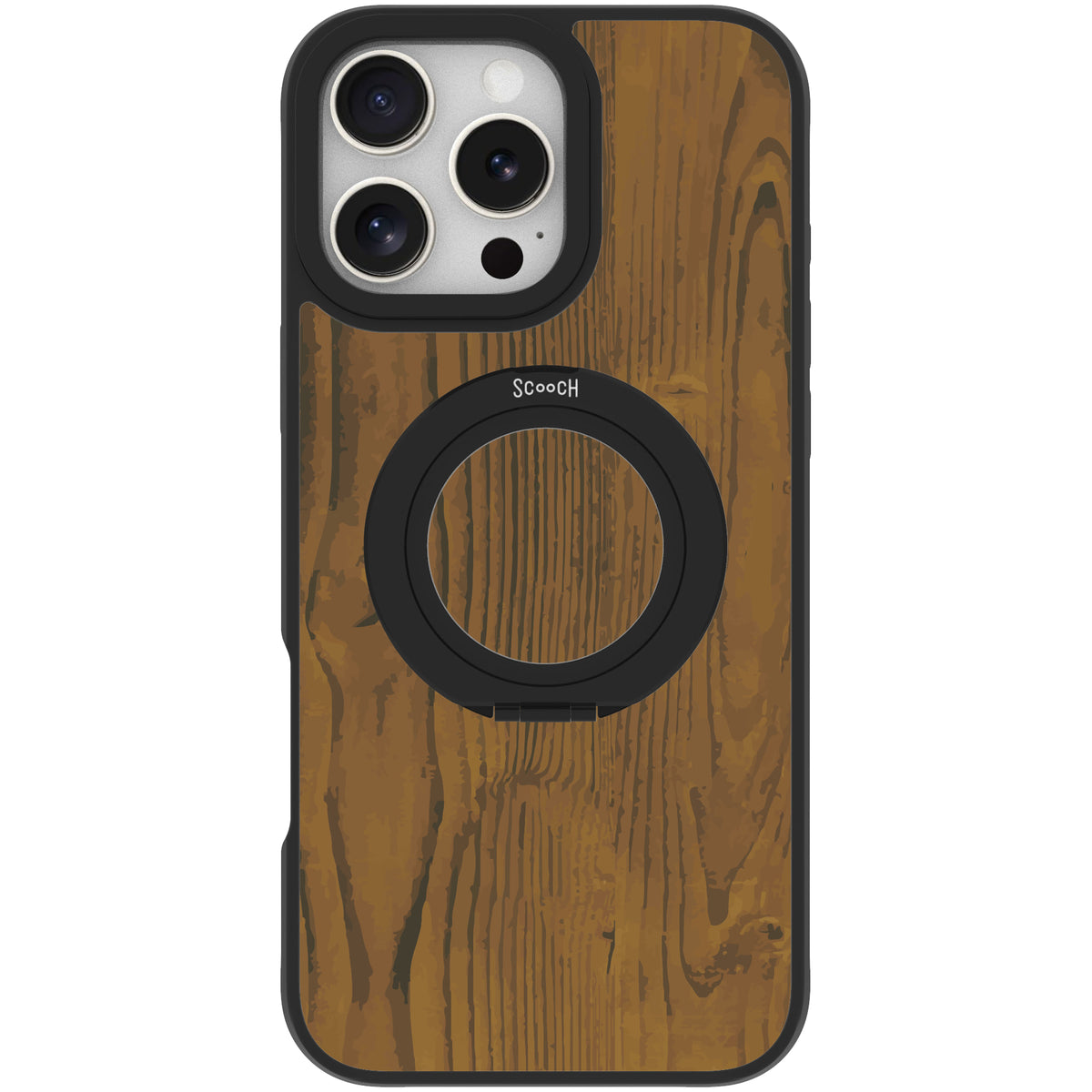 Scooch HaloCase Wood Grain for iPhone 16 Pro Max case