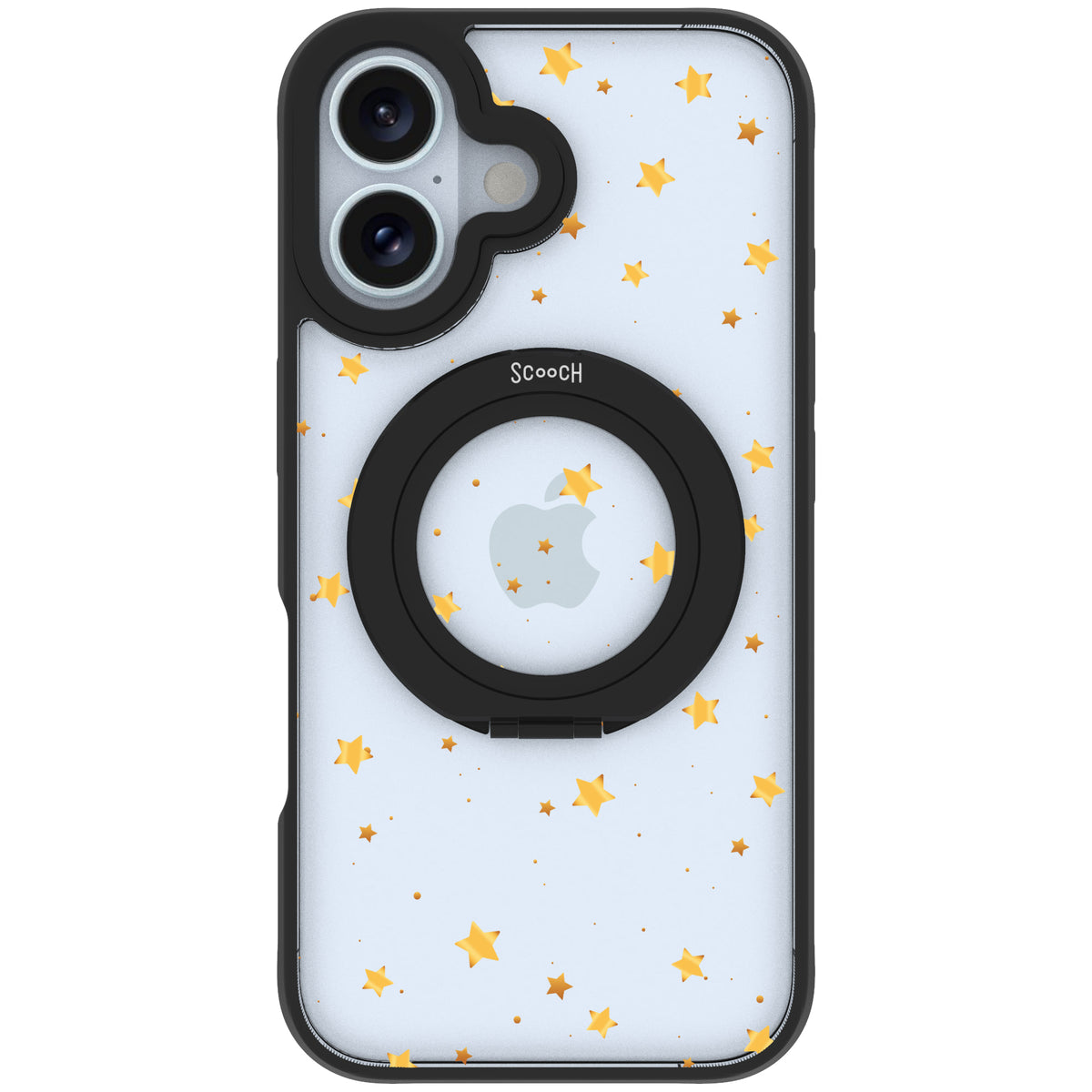 Scooch HaloCase Gold Stars for iPhone 16 case