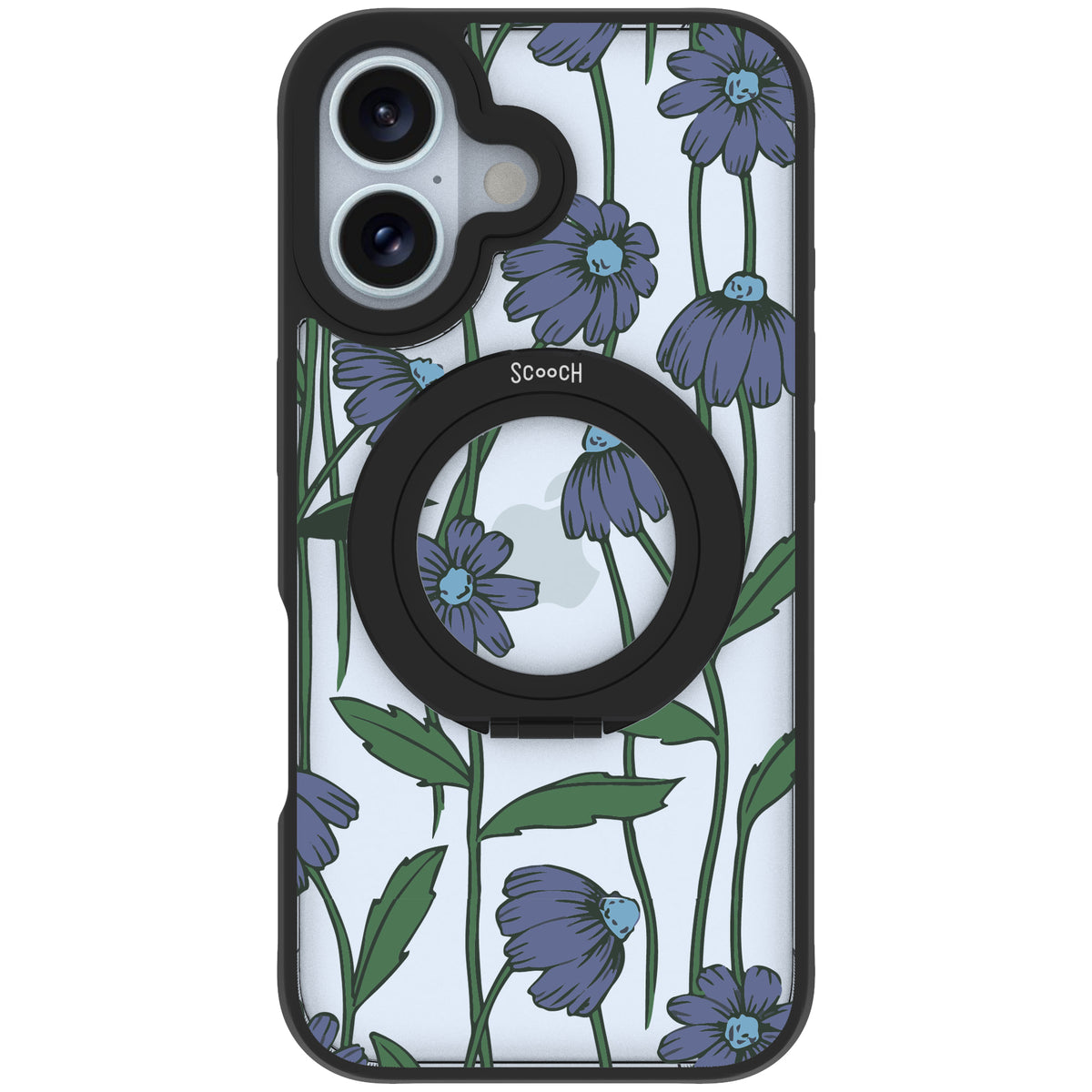 Scooch HaloCase Violet Daisy for iPhone 16 case