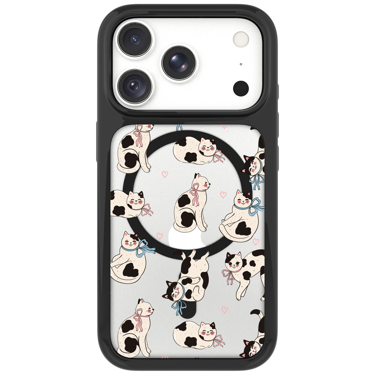 Scooch MagCase Bow Kitties for iPhone 18 Pro case