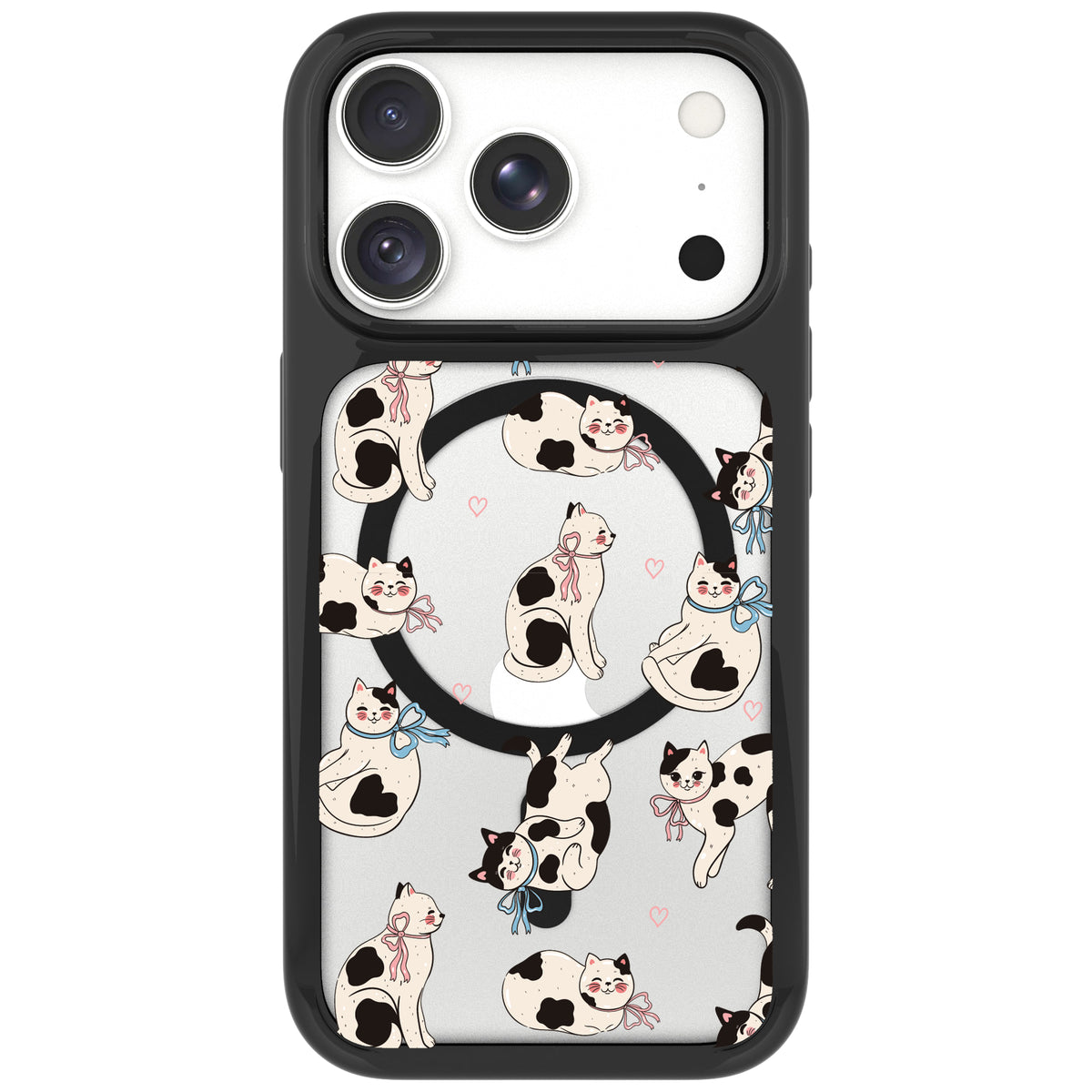 Scooch MagCase Bow Kitties for iPhone 18 Pro Max case
