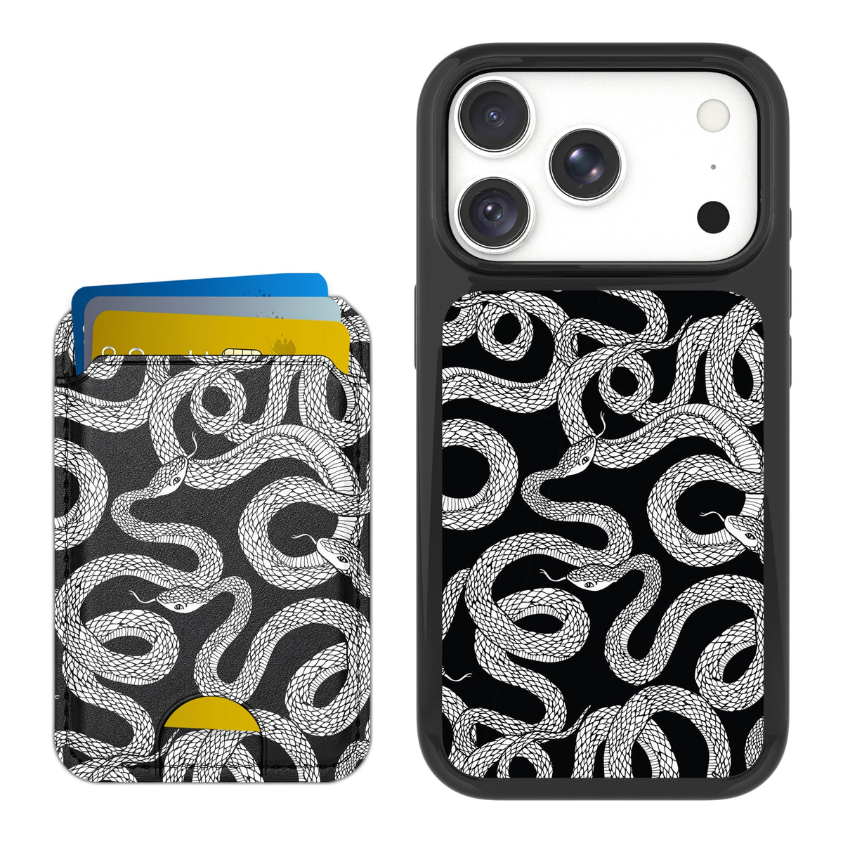 Scooch MagCase Snakes for iPhone 18 Pro Max with Matching MagWallet