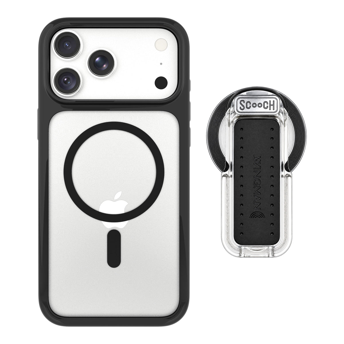 Wingman Tuxedo Clear iPhone 18 Pro Max MagSafe Wingback Bundle - Clear