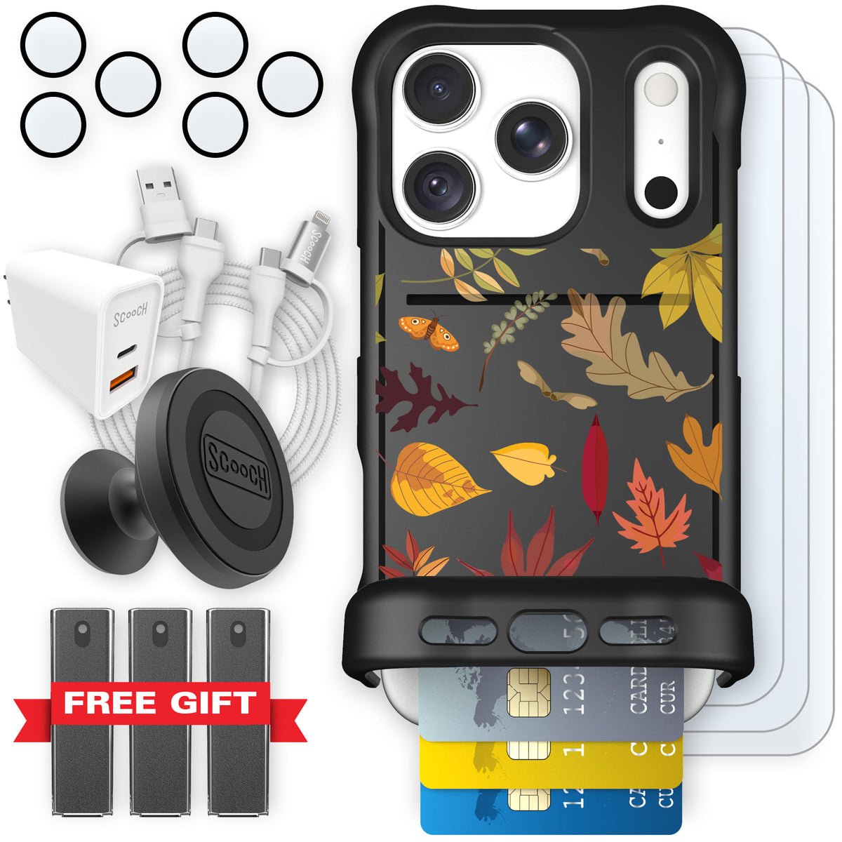 Wingmate Autumn Leaves for iPhone 18 Pro — Ultimate Bundle