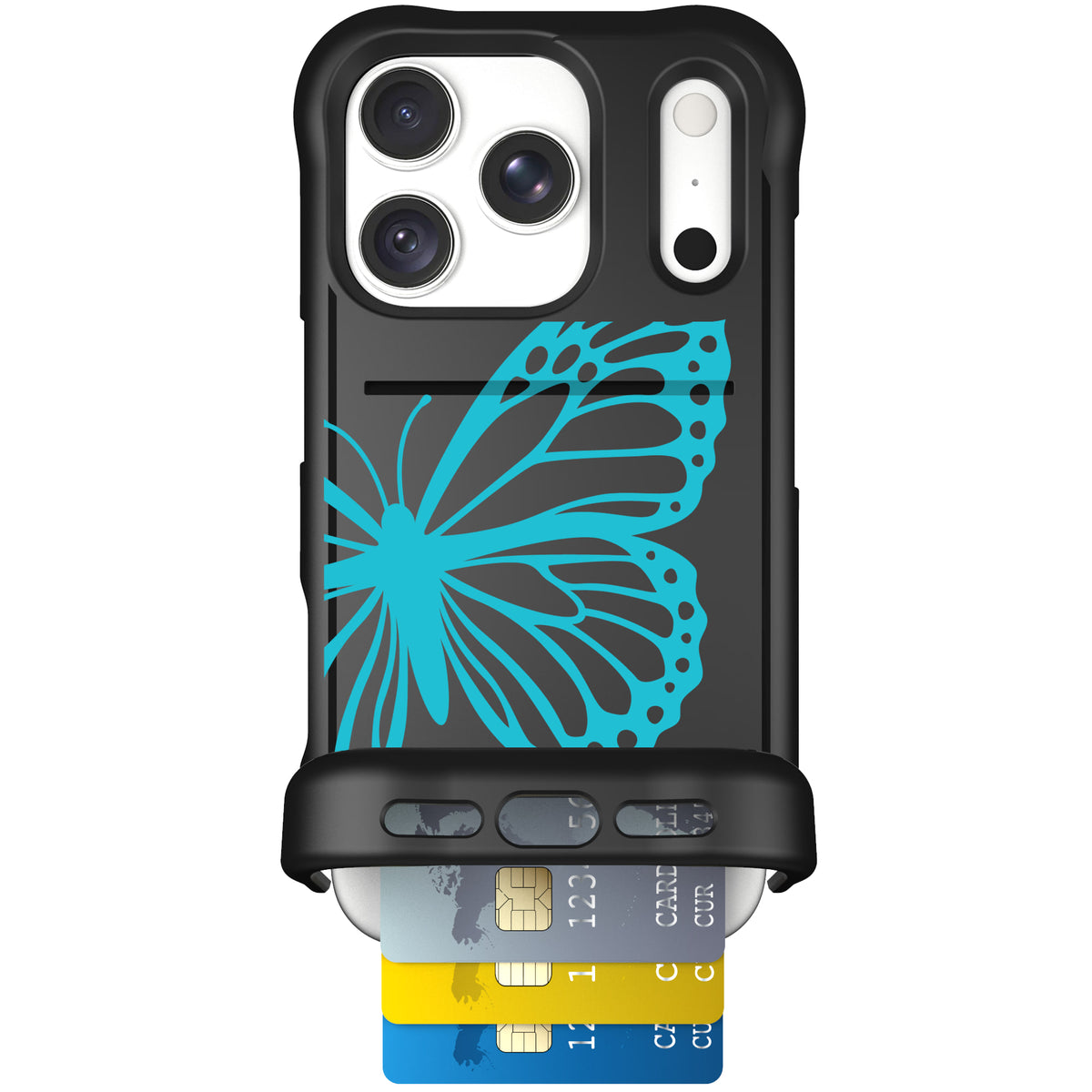 Wingmate Azure Butterfly for iPhone 18 Pro — case