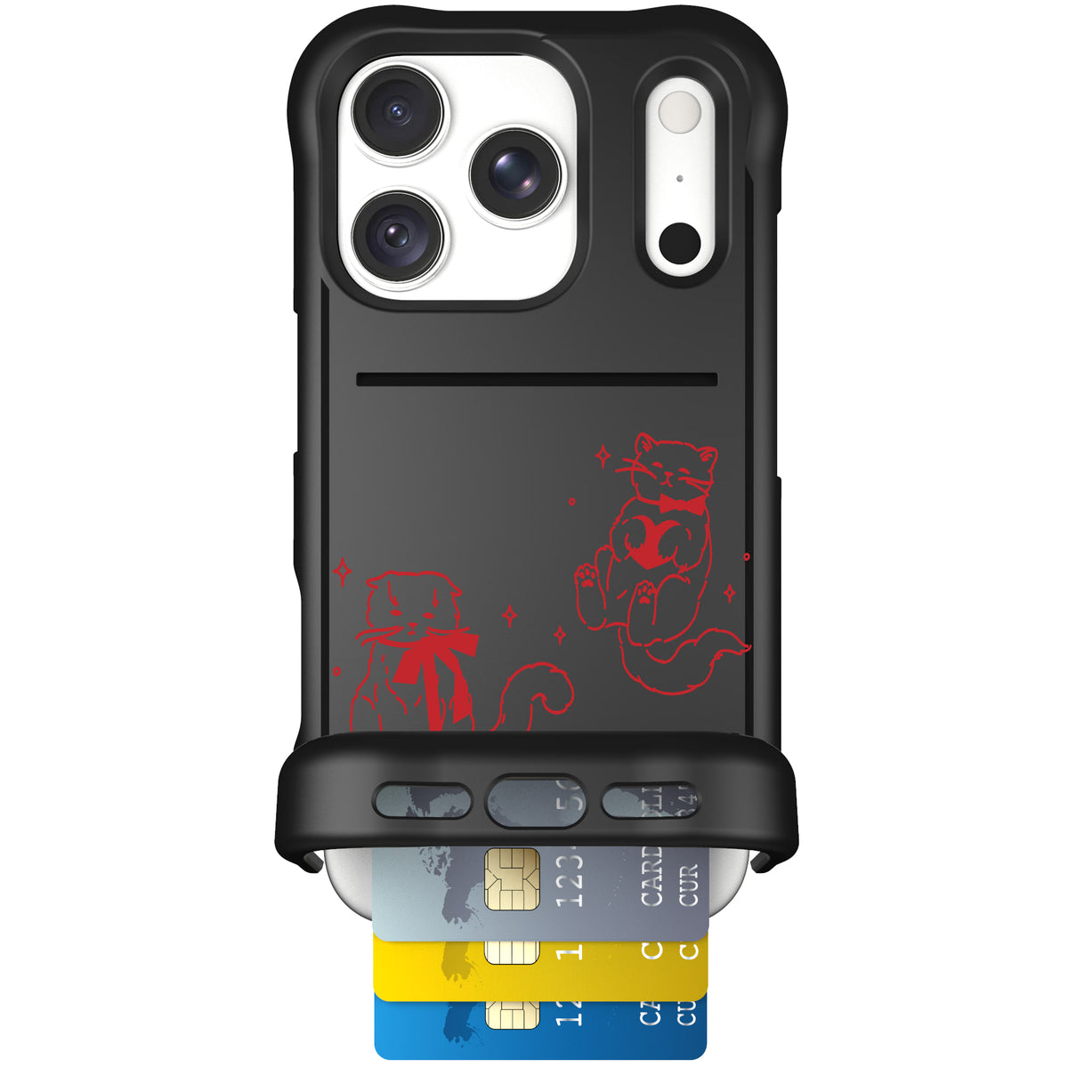 Wingmate Cupid's Cats for iPhone 18 Pro — case