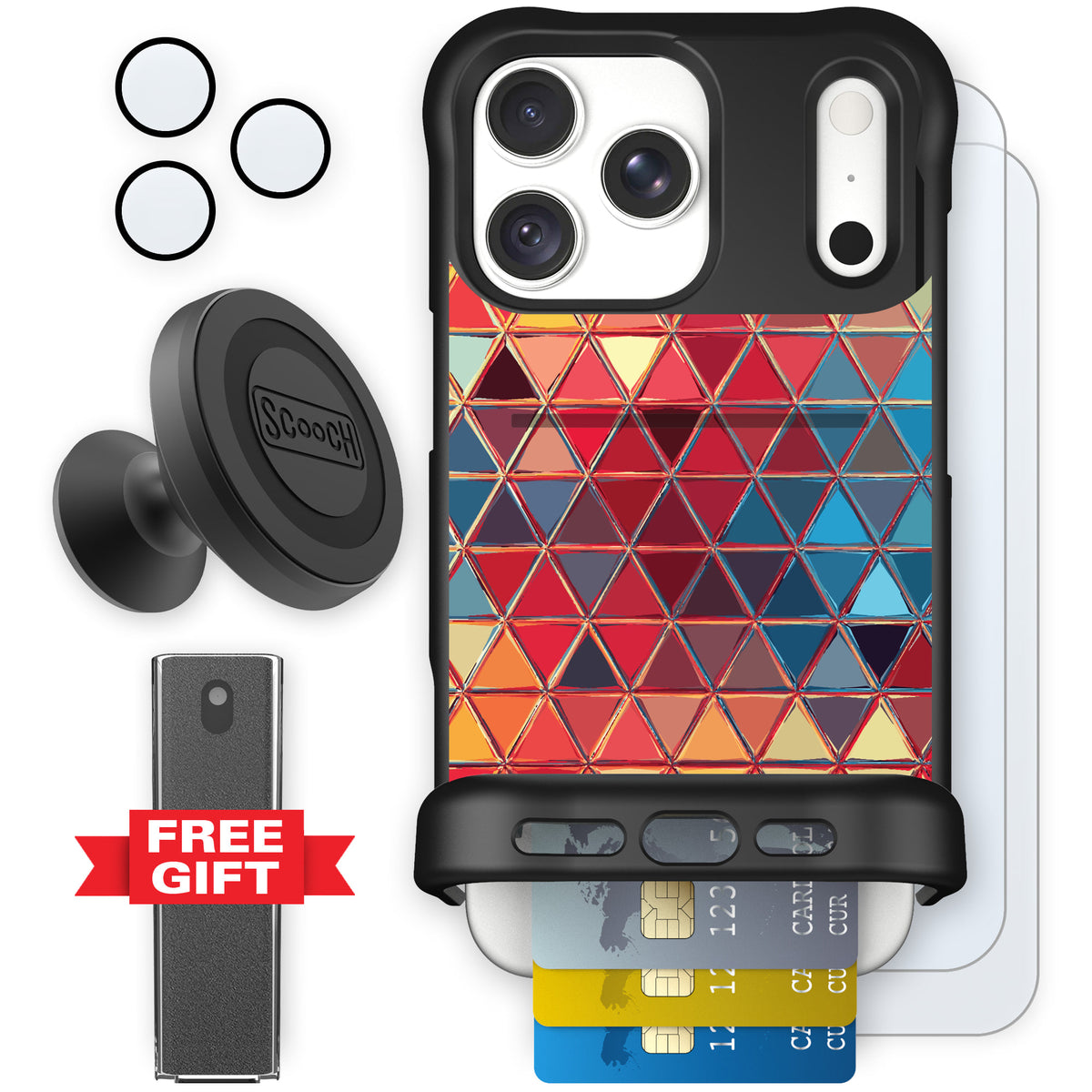 Wingmate Festive Glass for iPhone 18 Pro Max — Defender Bundle