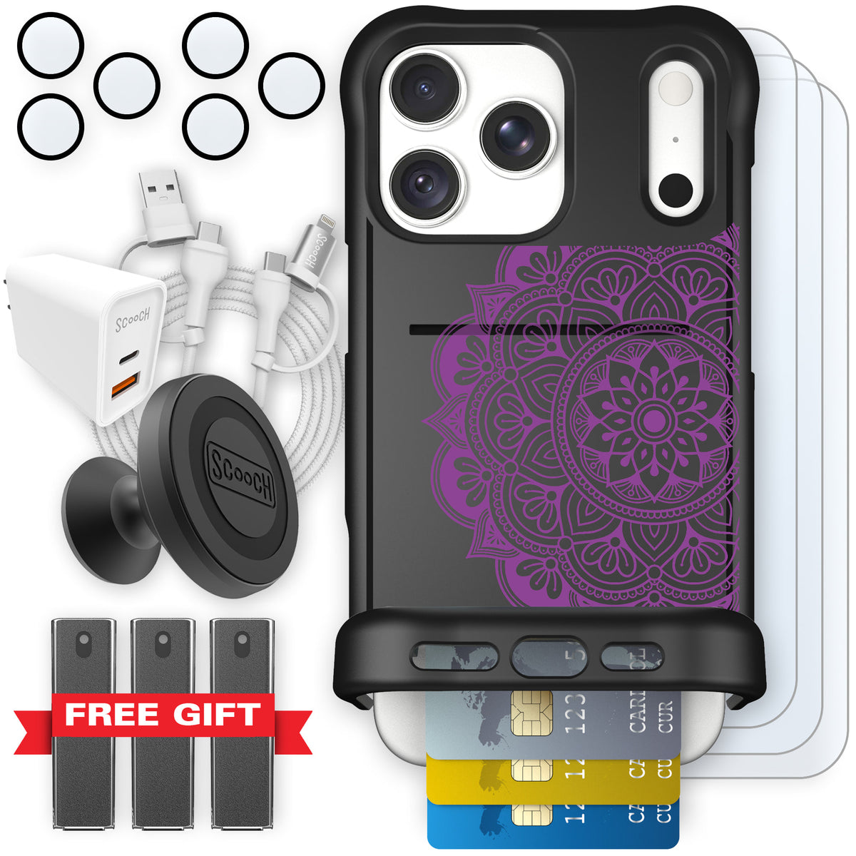 Wingmate Mandala Dreams for iPhone 18 Pro Max — Ultimate Bundle