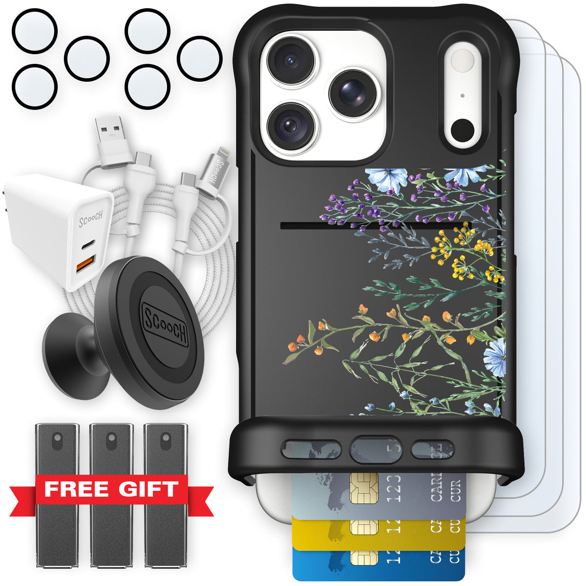 Wingmate Meadow Bloom for iPhone 18 Pro Max — Ultimate Bundle