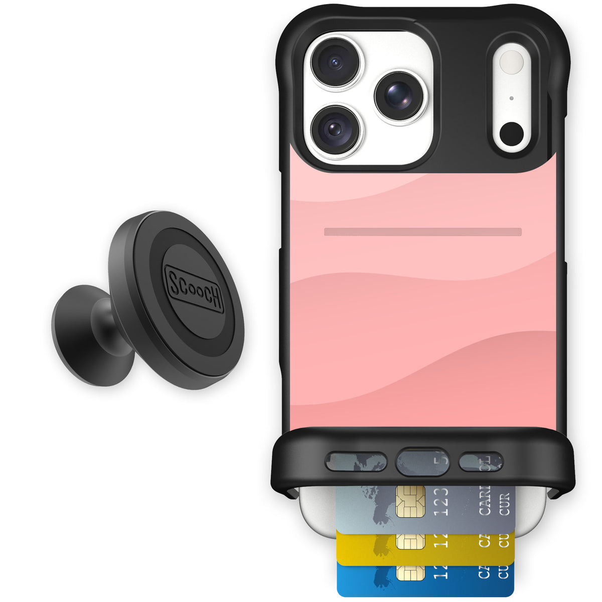 Wingmate Pink Waves for iPhone 18 Pro Max — Starter Bundle