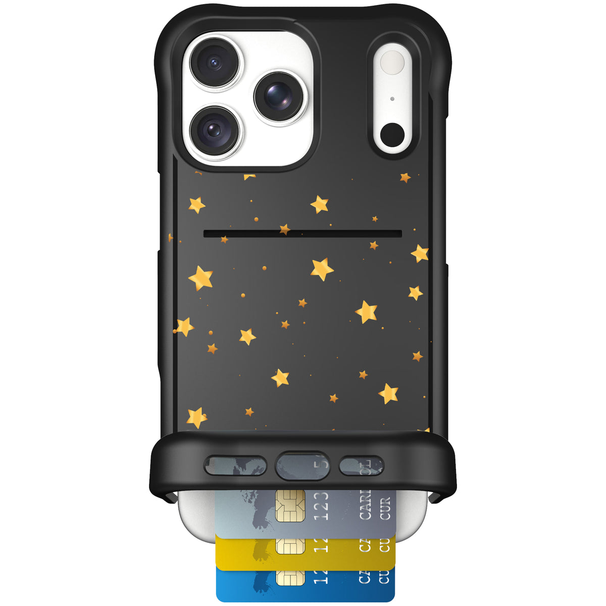 Wingmate Gold Stars for iPhone 18 Pro Max — case