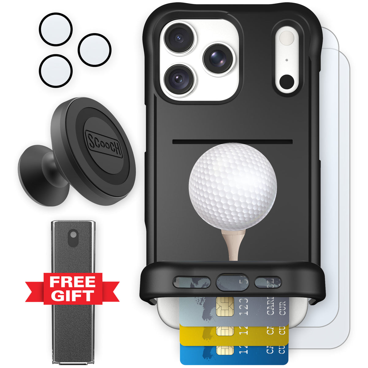 Wingmate Tee Time for iPhone 18 Pro Max — Defender Bundle