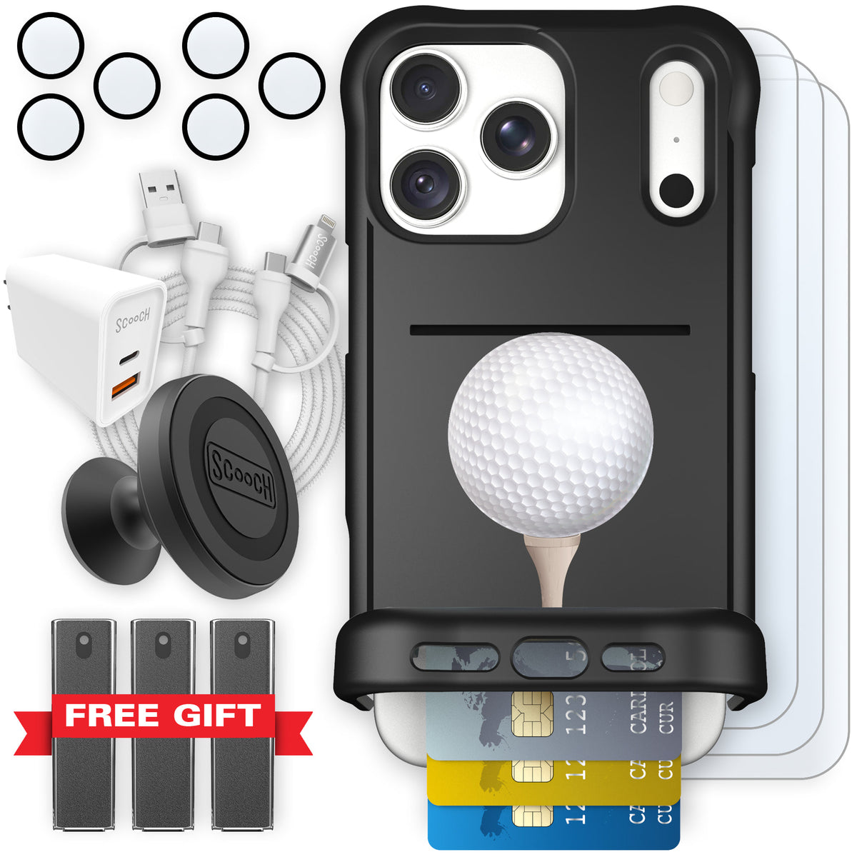Wingmate Tee Time for iPhone 18 Pro Max — Ultimate Bundle
