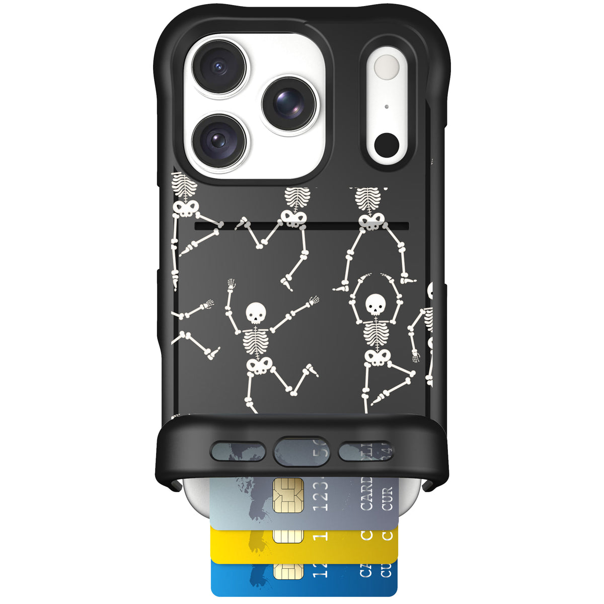 Wingmate Swinging Skeletons for iPhone 18 Pro — case