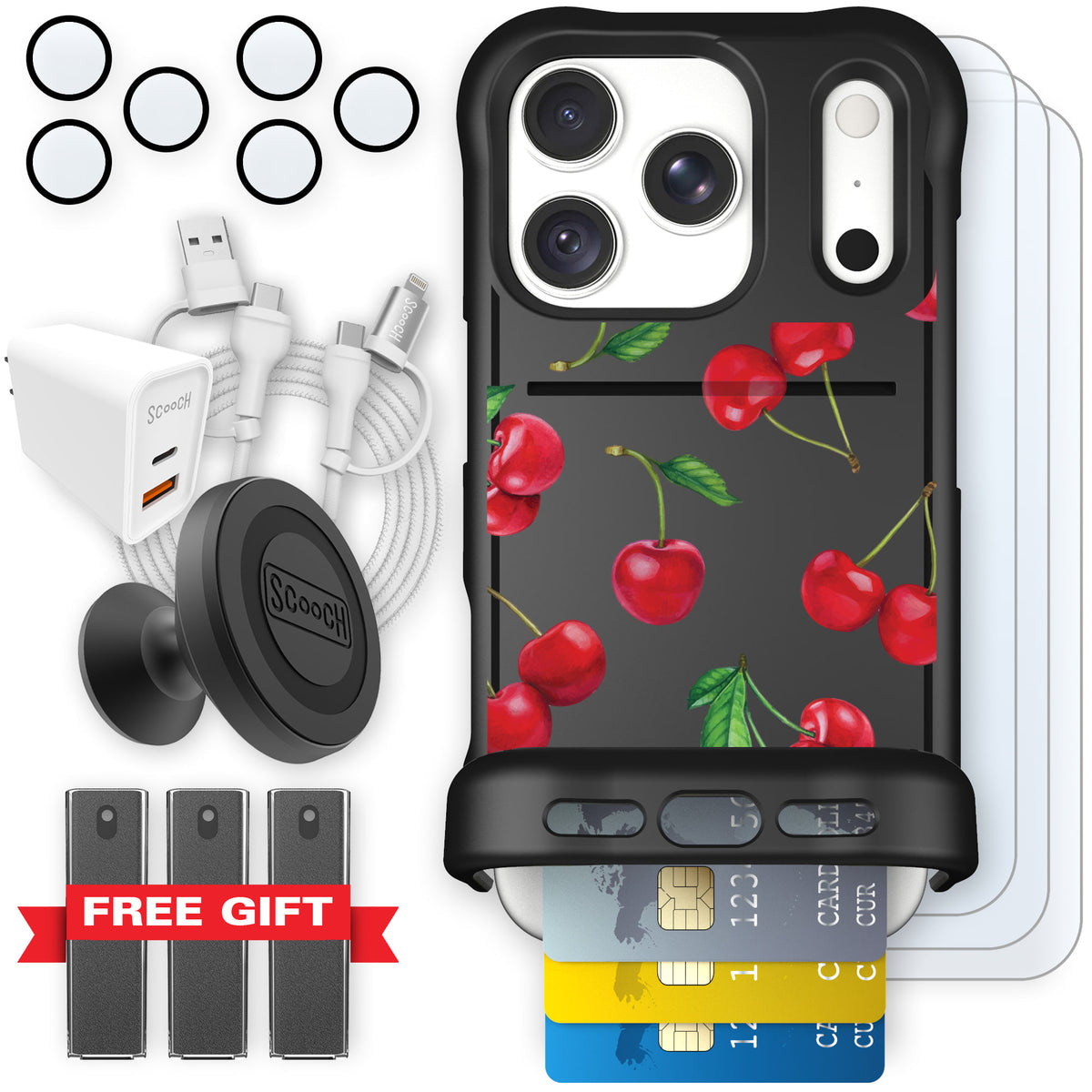 Wingmate Very Cherry for iPhone 18 Pro — Ultimate Bundle