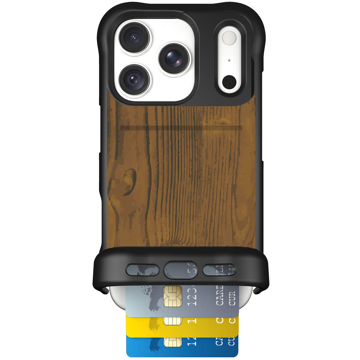 Wingmate Wood Grain for iPhone 18 Pro — case