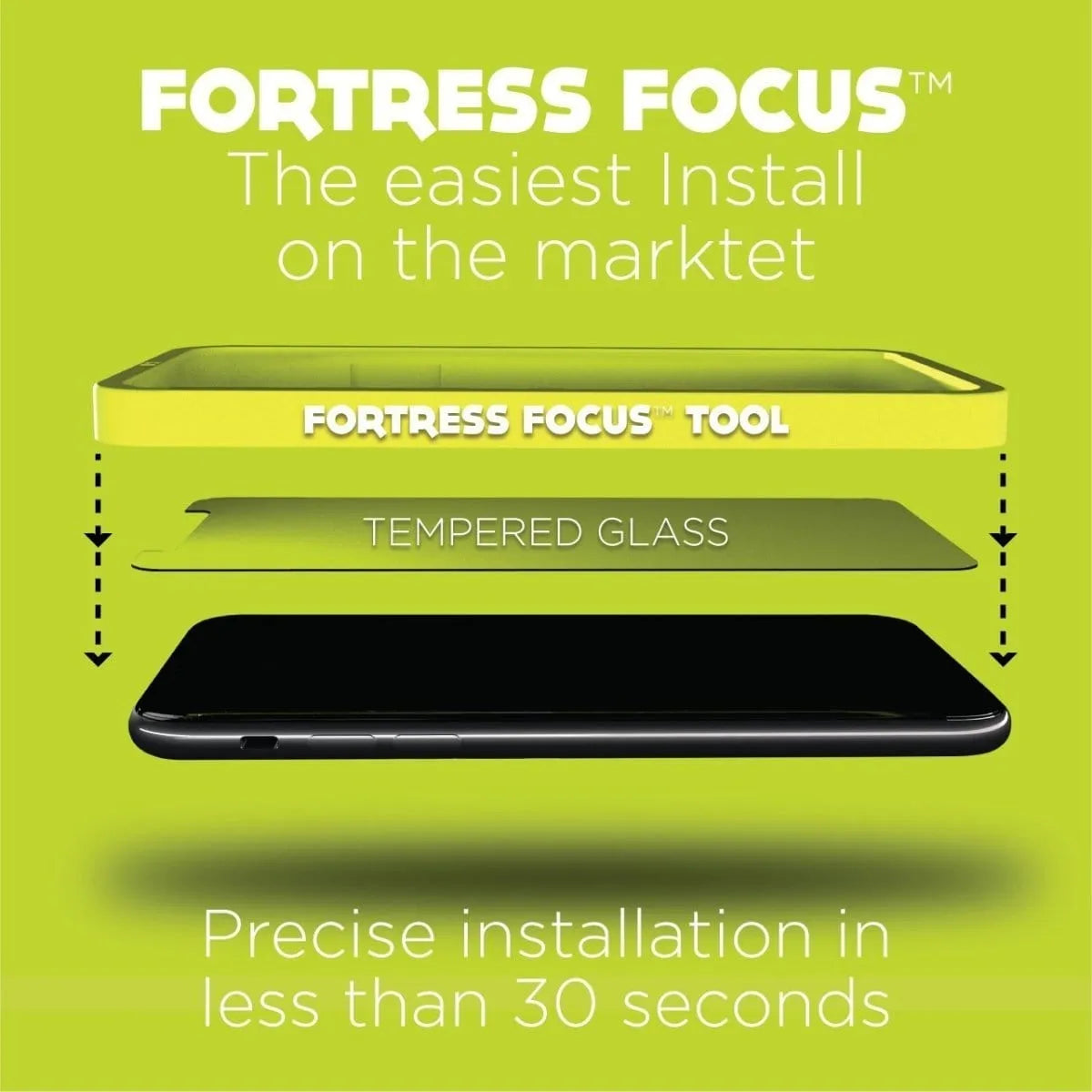 Fortress iPhone 14 Pro Max Screen Protector - $200 Protection Scooch Screen Protector