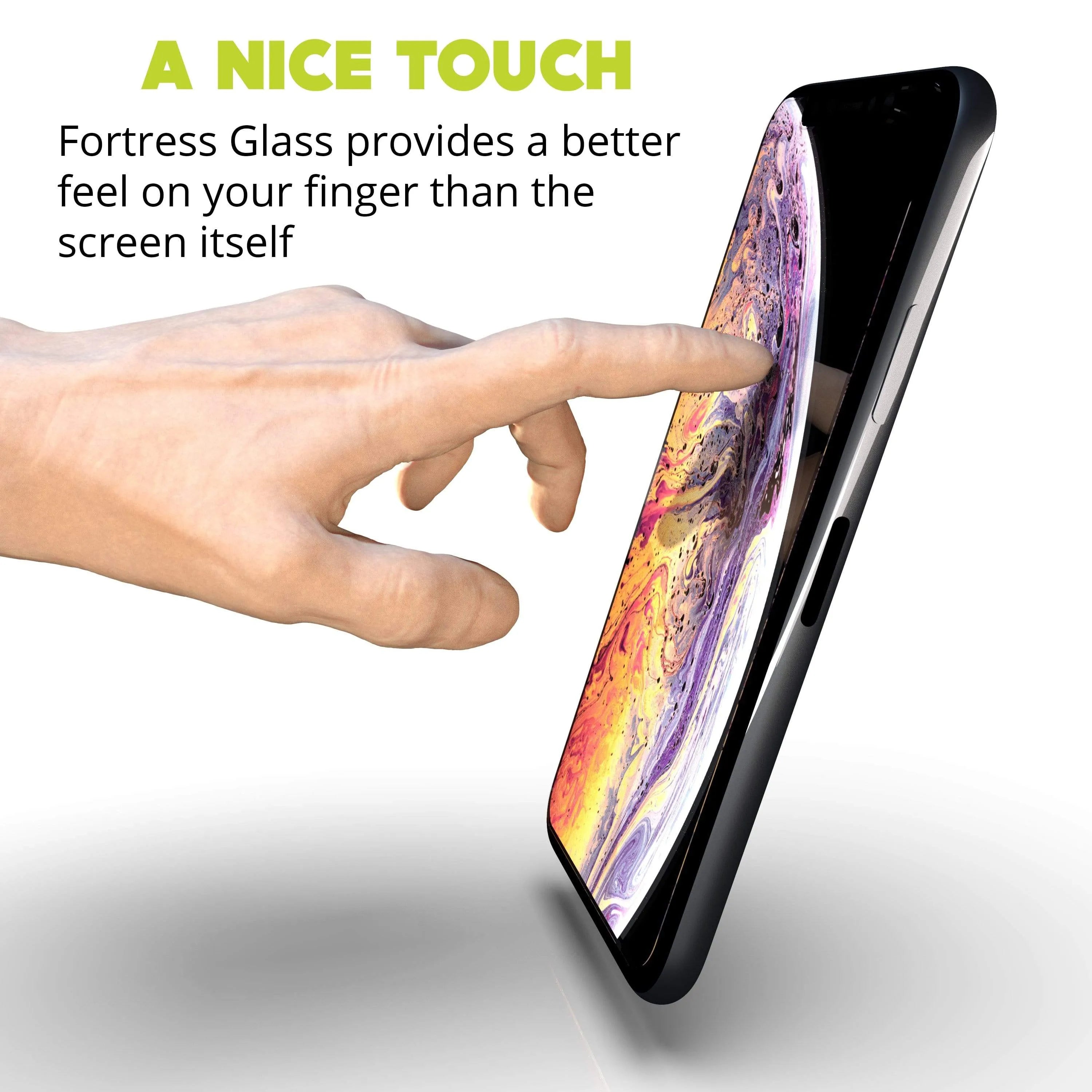 Fortress iPhone XS Screen Protector - $200 Device Coverage Scooch Screen Protector
