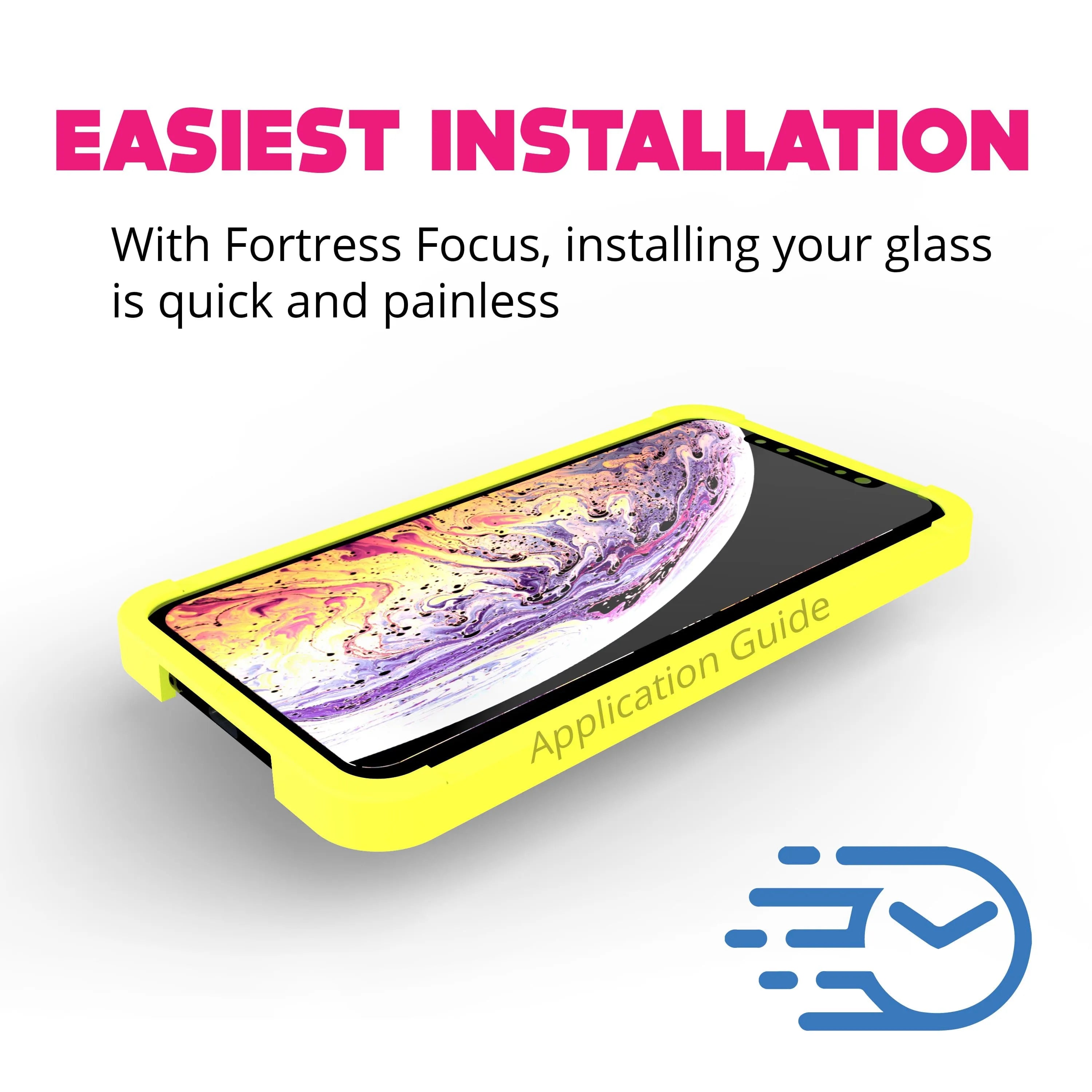 Fortress iPhone XS Screen Protector - $200 Device Coverage Scooch Screen Protector