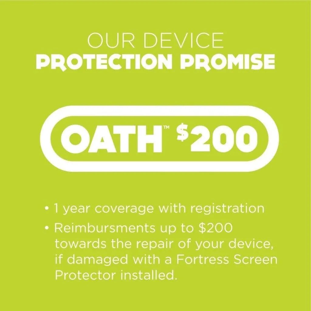 Fortress Samsung Galaxy S22+ Screen Protector - $200 Device Coverage Scooch Screen Protector